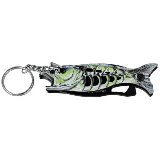 Nóż wędkarski brelok Martinez Albainox Fishing 3 Green Aluminium, Black 3Cr13Mov (25145 GR) Martinez Albainox
