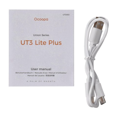 Ogrzewacz elektroniczny do rąk Ocoopa UT3 Lite czarny w kwiatki Ocoopa