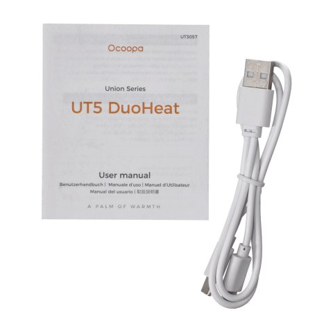 Ogrzewacz elektroniczny do rąk Ocoopa UT5 DuoHeat czarny Ocoopa