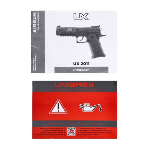 Pistolet wiatrówka UX 2011 4,5 mm CO2 UX