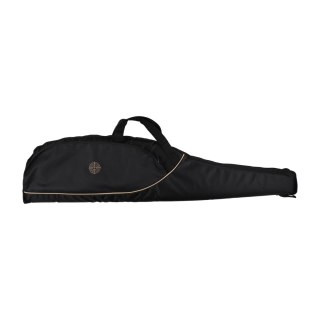 Pokrowiec na broń Forsport 125 cm - czarny, haft beżowa tarcza, biza beżowa Forsport