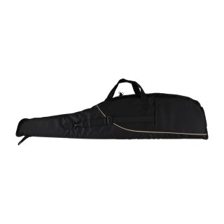 Pokrowiec na broń Forsport 125 cm - czarny, haft beżowa tarcza, biza beżowa Forsport