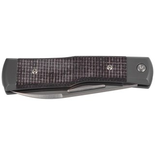Scyzoryk Fox Gunstock Bison Micarta/Titanium, Satin M390 (FX-558 BI) FOX