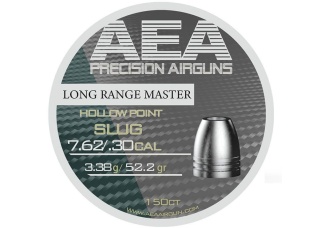 Śrut Airgun Slugs AEA Long Range Master 7.62 mm HP 52.2 grain (.30)