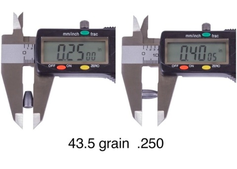Śrut Airgun Slugs Nielsen 6.35 mm HPFB 43.5 grain (.250)