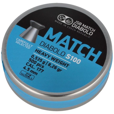 Śrut JSB Match Heavy Weight S100 4.50 mm, 500 szt. (000025-500) JSB