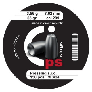 Śrut Presslug PS Slugs 7,62mm/.299, 3,56g/55gr 150szt
