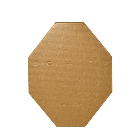 Tarcza kartonowa Range Solutions IPSC biało/brązowa, 50 szt. Range Solutions