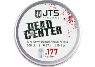 śrut Airgun Pellets JTS Dead Center Precision Domed 4.5 mm 10.4 grain