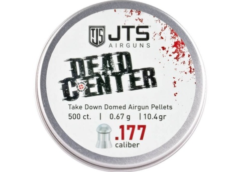 śrut Airgun Pellets JTS Dead Center Precision Domed 4.5 mm 10.4 grain