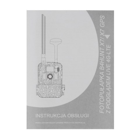 Kamera fotopułapka B4Hunt X7 GSM + panel solarny + karta pamięci 32 GB NN