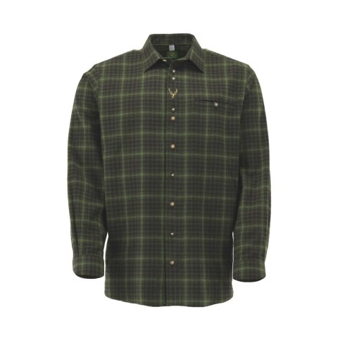 Koszula flanelowa OS-Trachten - oliwkowy OS-Trachten