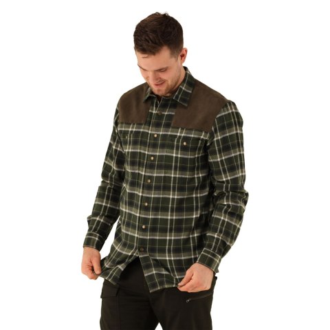 Koszula flanelowa Tom Collins - oliwkowy Tom Collins