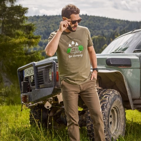 Koszulka męska Tagart FNT CAMP beżowa Tagart