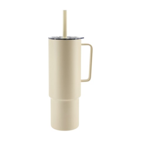 Kubek termiczny ze słomką MiiR All Day Straw Cup 946 ml - ecru MiiR