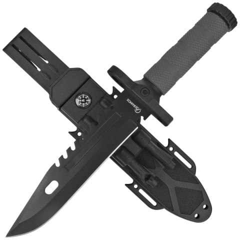 Nóż Martinez Albainox Survival Knife Black ABS, Black 3Cr13MoV (32537) Martinez Albainox