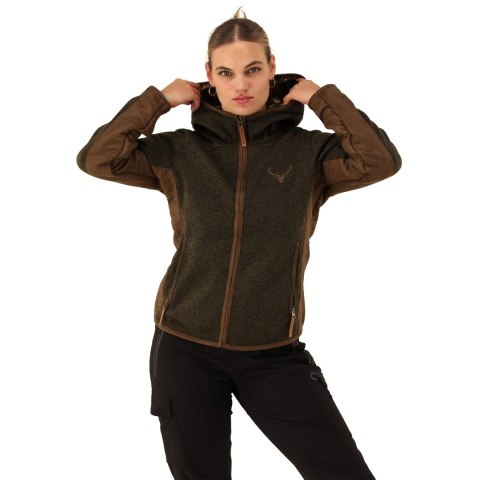Polar damski OS-Trachten Fleece Jacket - oliwkowy OS-Trachten