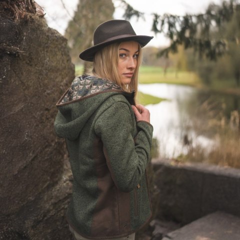 Polar damski OS-Trachten Fleece Jacket - oliwkowy OS-Trachten