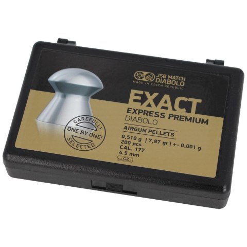 Śrut JSB Exact Premium Express 4.52 mm, 0.510 g, 200 szt. (10257-200) JSB