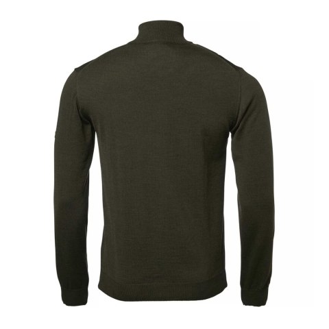 Sweter Chevalier Aston Half Zip Merino Pullover Dark Green Chevalier