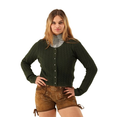 Sweter myśliwski damski OS-Trachten - oliwkowy OS-Trachten