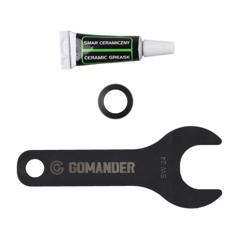 Kompensator płomienia Gomander Quadron Evo 9 mm 1/2x36 UNEF Gomander