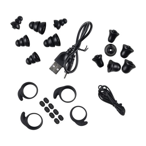 Aktywne ochronniki słuchu Earmor M20T Pro Bluetooth 5.4 czarne Earmor