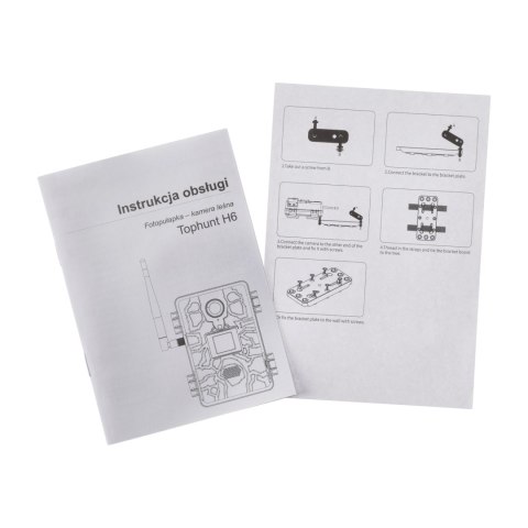 Fotopułapka GSM kamera leśna TOPHUNT H6 z zestawem akumulatorów, zielona TopHunt