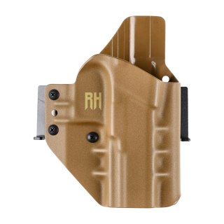 Kabura RH Holsters OWB Frogy do Walther PDP 4,5" 1/2 sweatguard, speedloops 40 mm, prawa, coyote RH Holsters
