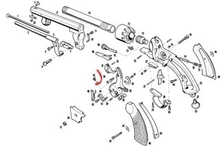 Sprężyna selektora kurka do rewolweru Pietta Le Mat (3025) Pietta Firearms