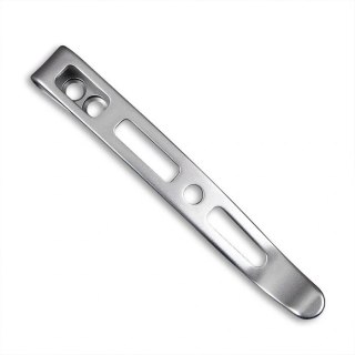 Klips Sencut Deep Carry Long Plain, Satin Stainless Steel 58 mm (SA15B) Sencut by We Knife