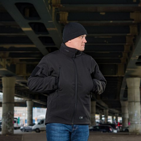 Kurtka M-Tac Soft Shell z podpinką czarna M-Tac