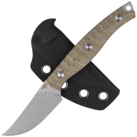 Nóż Bestech Heidiblacksmith #3 Upswept Green Canvas Micarta, Satin 14C28N by Heidi (BFK08C) Bestech Knives