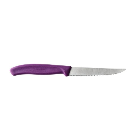 Nóż do steków i pizzy Victorinox Swiss Classic 6.7235.C1 ząbkowany fioletowy Victorinox