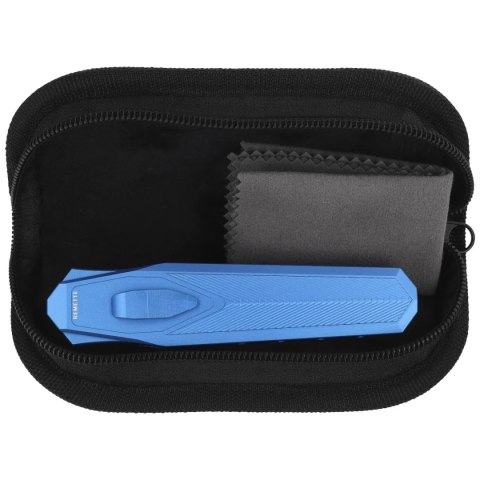 Nóż grawitacyjny Remette RT-Swordfish CP Blue Aluminum/Fat Carbon, Stonewashed 14C28N (ZL103C3) Remette Knife