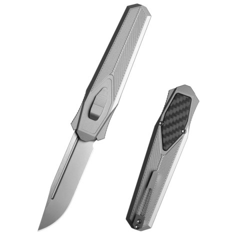 Nóż grawitacyjny Remette RT-Swordfish Sandblasting Aluminum/Carbon Fiber, Ceramic Sandblasting 14C28N (ZL103C1) Remette Knife