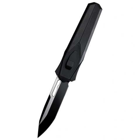 Nóż grawitacyjny Remette RT-Swordfish T Black Aluminum/Copper Carbon Fiber, Titanium Black Stonewashed S35VN (ZL103D15) Remette Knife