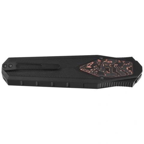 Nóż grawitacyjny Remette RT-Swordfish T Black Aluminum/Copper Carbon Fiber, Titanium Black Stonewashed S35VN (ZL103D15) Remette Knife