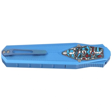 Nóż grawitacyjny Remette RT-Swordfish T Blue Aluminum/Fat Carbon, Stonewashed 14C28N (ZL103C4) Remette Knife