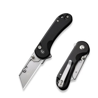 Nóż składany Civivi Elementum Utility Black Aluminium, Stonewashed 6Cr13 (C23039B-1) Civivi by WE Knife