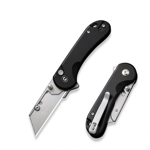 Nóż składany Civivi Elementum Utility Black Aluminium, Stonewashed 6Cr13 (C23039B-1) Civivi by WE Knife