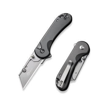 Nóż składany Civivi Elementum Utility Gray Aluminium, Stonewashed 6Cr13 (C23039B-4) Civivi by WE Knife