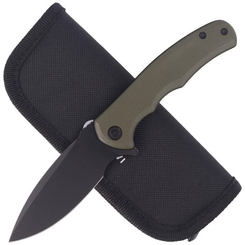 Nóż składany Civivi Mini Praxis OD Green G10, Black Stonewashed D2 (C18026C-1CP) Civivi by WE Knife