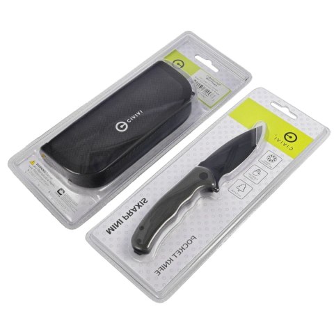 Nóż składany Civivi Mini Praxis OD Green G10, Black Stonewashed D2 (C18026C-1CP) Civivi by WE Knife