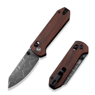 Nóż składany Civivi Yonder Guibourtia Wood, Damascus by Zac Whitmore (C23073B-DS2) Civivi by WE Knife