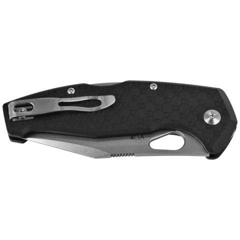 Nóż składany FOX KITA Black FRN, Stonewashed Niolox by Jesper Voxnaes (FX-625 BSW) FOX