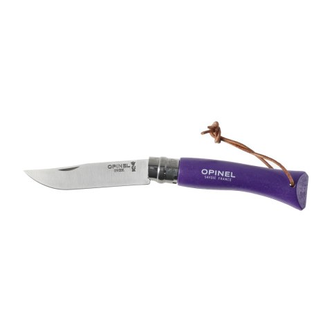 Nóż składany Opinel Colorama 07 inox grab fioletowy Opinel