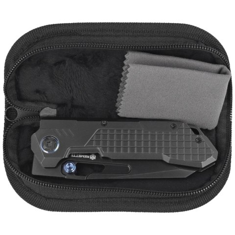 Nóż składany Remette RT-Cool Leopard Black Titanium, Plating Black Stonewashed M390 (RTKS-B) Remette Knife