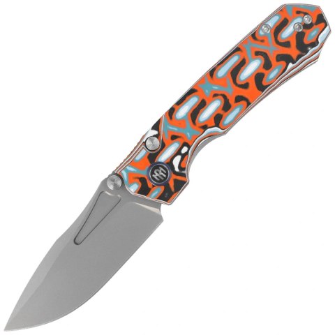 Nóż składany Remette RT-Rhino Blue/Orange G10, Beadblasted D2 (RNGD261) Remette Knife