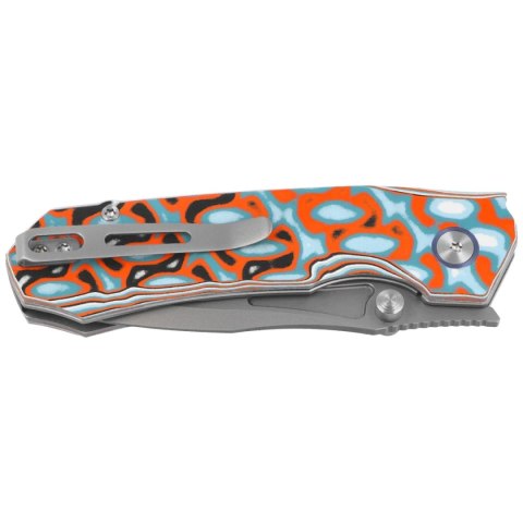 Nóż składany Remette RT-Rhino Blue/Orange G10, Beadblasted D2 (RNGD261) Remette Knife